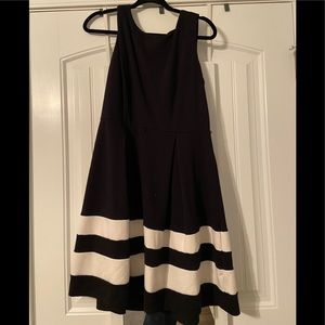 Calvin Klein Black and White Dress